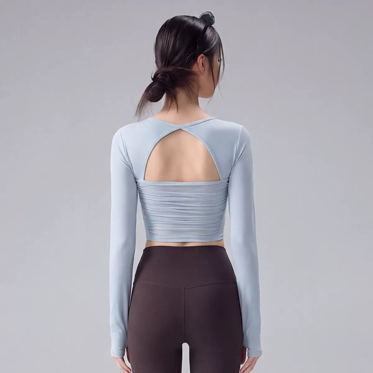 가슴 패드가 내장된 여성용 롱슬리브 요가 탑, 러닝,  - Pilates Yoga One 리뷰 및 가격
